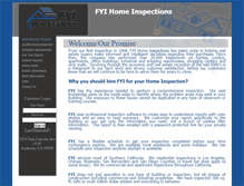 Tablet Screenshot of fyihomeinspections.com